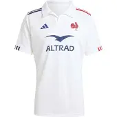 Adidas Functioneel shirt 'France Rugby Away' donkerblauw / vuurrood / wit