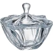 Crystalite Bohemia Neptune bonbonniere met deksel 19 cm.