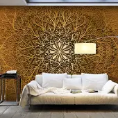 Karo-art 441cm X 315cm - Zelfklevend fotobehang - Heilige mandala, 8 maten, premium print