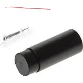D4E Deurstop wandmontage Buismodel ø22x55mm zwart