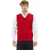 Alpha Studio Rode V-hals Veste Al23582