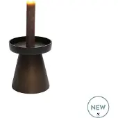 Vase the World Kandelaar Viedma | Small | Brons | Ø12 x H13 cm
