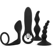 EasyToys - Anale Speelgoed Set 4-delig - Zwart