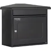 Rottner tresor Rottner Brievenbus Lillian Antraciet - 35x39x20,5cm