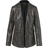 Comma Blazers zilvergrijs