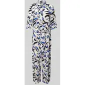 Christian Berg Jumpsuit van viscose met all-over motief