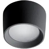 Fumagalli 1891 Downlight Livia Ø 16 cm zwart/berijpte kunsthars GX53 CCT, zwart, Badkamer, Kunststof, Modern, LED plafondlamp