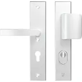 Axa Veiligheidsbeslag Edge Plus D-duwer+kruk Blok PC72 anti-kerntrek F1
