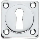 Intersteel | Rozet sleutelgat | Vierkant | Chroom