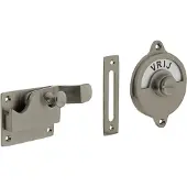 Intersteel WC-overslag Tira met bocht mat nikkel