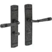 Intersteel Klassieke deurklink Helena WC-sluiting 63/8 oud grijs