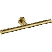 Hotbath Dubbele Toiletrolhouder Cobber X Geborsteld Messing PVD