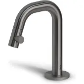 Clou Fonteinkraan Kaldur Met Korte Uitloop Rechts Gunmetal Geborsteld PVD