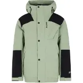 Protest ski-jas Brome groen/zwart Skijack Jongens Polyester Capuchon Meerkleurig - maat 176