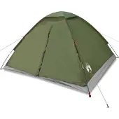 vidaXL Koepeltent 4-persoons waterdicht olijfgroen
