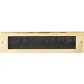 Formani TIMELESS F535BI tochtborstel - messing ongelakt