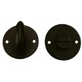 Intersteel | Rozet met toilet-/badkamersluiting | Smeedijzer Zwart