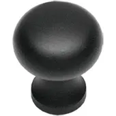 Intersteel Meubelknop Paddenstoel ø35mm - smeedijzer zwart