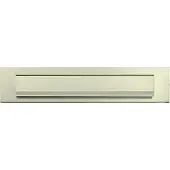 Axa Brievenbus Briefplaat met grote inwerp-opening Aluminium F2 325 x 67 mm