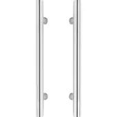 Intersteel Deurgrepen per paar T-vorm 1000x80x30 HoH 800mm - RVS