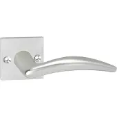 Impresso Deurklink Windsor op vierkant rozet aluminium F1