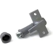 Dulimex | Insteekgrendel met sluitpot lengte 70 mm | Zilvergrijs