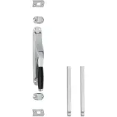 Intersteel Pomp-espagnolet Ton 400 met stangenset 2x 1250 mm chroom mat/ebbenhout