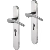 Impresso Watton RVS geborsteld op Ovaal schild PC55