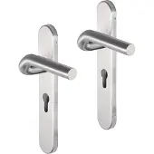 Impresso Newport RVS geborsteld op Ovaal schild PC55