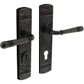Intersteel | Veiligheidsbeslag | Helena | Afgerond | PC92mm | Oud Grijs