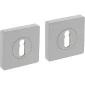 Intersteel | Rozet met sleutelgat 55x55x10mm | Vierkant | Wit