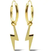 Karma Jewelry gold plated oorbellen Long Lightning female