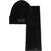 Malelions Ribbed Beanie Scarf Set