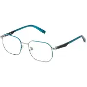 FILA Bril - - VFI702L - Glanzend palladium met blauwe delen - Metaal - 50/18/135