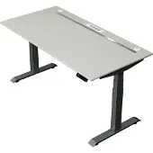 Kerkmann - Zit sta bureau Move Boost 4 - 160x80cm - licht grijs-antraciet