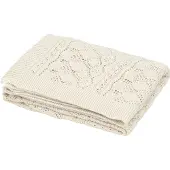 Cam Cam Copenhagen Pointelle Gebreide Baby Deken - Off White