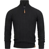 INDICODE JEANS Trui 'Hector' zwart
