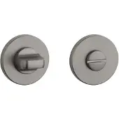 Aprile Premium WC garnituur rozet Ø52x7mm Grafiet Toilet Rozet
