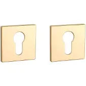 Aprile | Prestige Profielcilinder rozet | 52x52x5mm | Goud gepolijst
