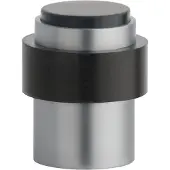 Aprile deurstopper vloer én wand Ø35×43 mm mat Chroom