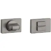 Aprile WC garnituur rozet 50x33x7mm Grafiet Rozet
