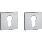 Aprile | Premium Profielcilinder rozet | 52x52x7mm | Chroom mat