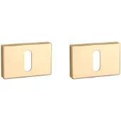 Aprile Sleutel rozet rechthoek 50X33X7mm Goud