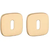STILE APRILE Sleutelrozet Afgerond Mat Goud 53x53x7mm
