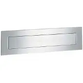 Hardbrass Serafini Briefplaat Binnenverend Roestvaststaal 400x80mm