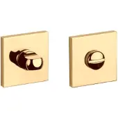 Aprile Toiletgarnituur vierkant 53x53x7mm Goud gepolijst