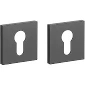 STILE | Cilinderrozetten | 53x53x7mm | Zwart
