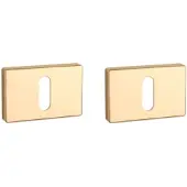 Aprile | Prestige Sleutelrozet | 50x33x7mm | Rechthoekig | Goud gepolijst PVD