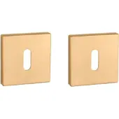 Aprile Sleutel rozet vierkant 52X52X7mm Goud satijn
