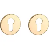 Aprile Prestige Profielcilinder rozet Ø52x5mm goud gepolijst Rozetten